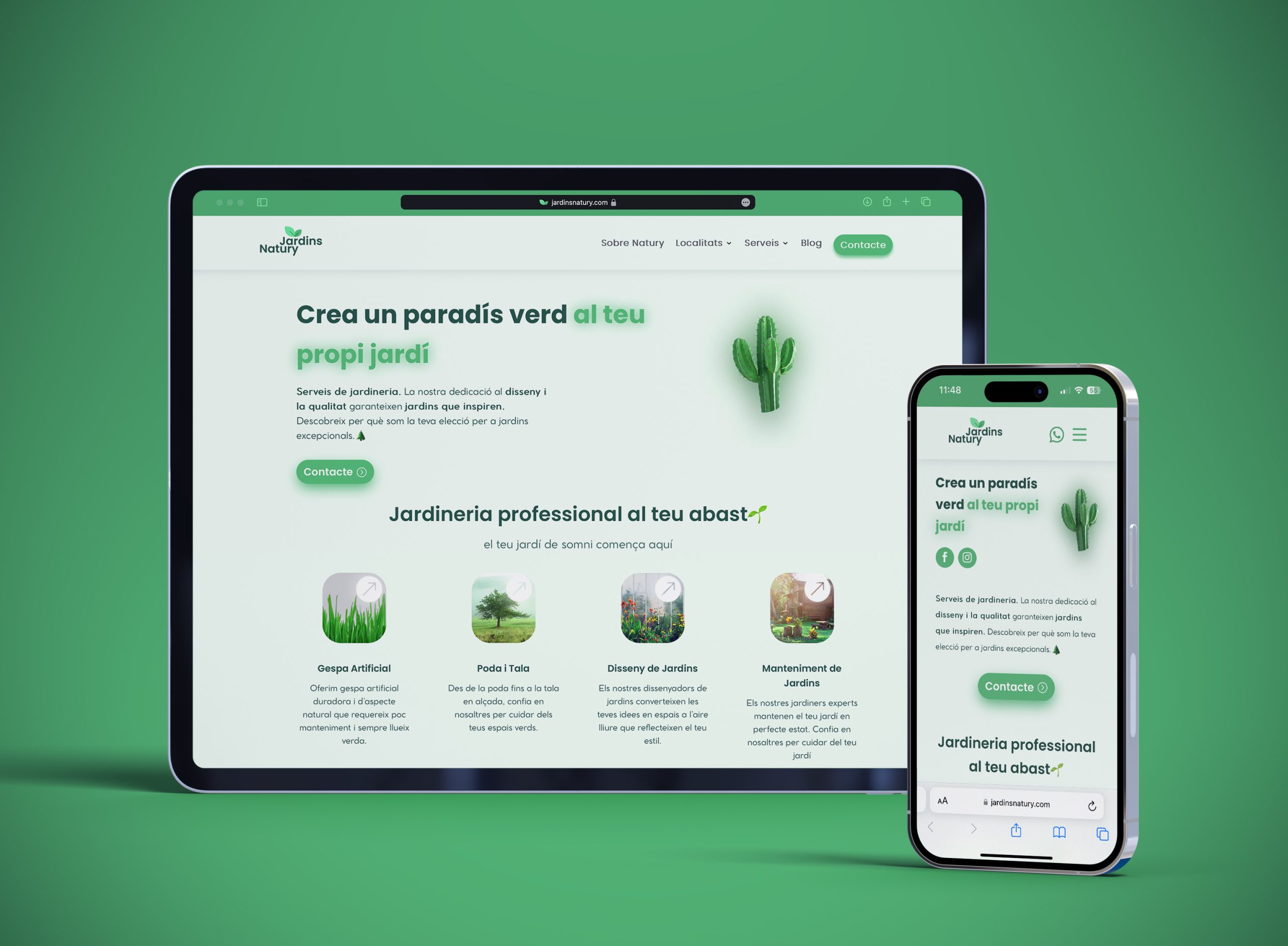 Web de Jardins Natury
