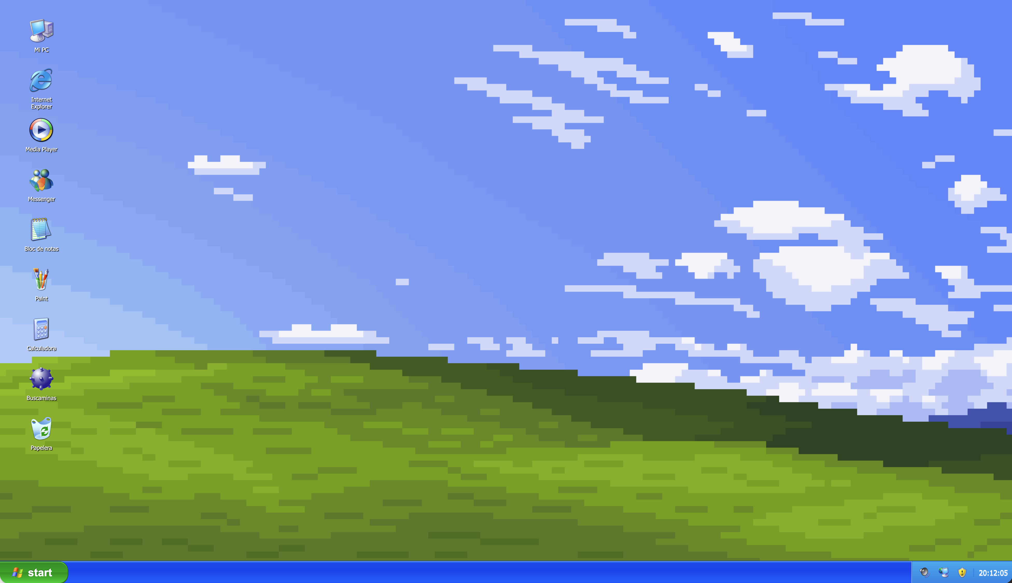 Recreación del escritorio de Windows XP